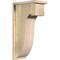 Ekena Millwork Del Monte Rough Sawn Corbel w/Backplate, Douglas Fir, 8"W x 14"D x 26"H COR08X14X26DEL01RDF - alternate 1
